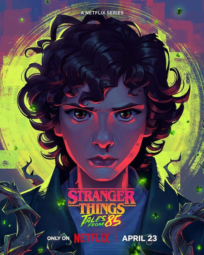 Stranger Things: Tales from '85 illustrated Netflix poster
