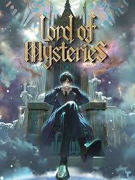 Man seated on a throne in a mystical, fantasy-themed setting for Lord of Mysteries, surrounded by ethereal light and atmospheric gothic elements.